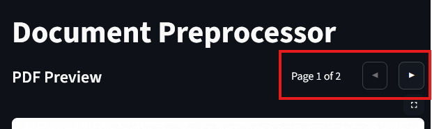 Page navigation controls
