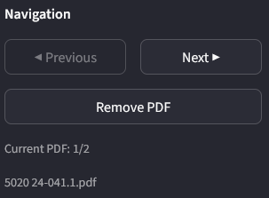 PDF navigation controls