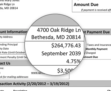 Magnifier zooming in on PDF content
